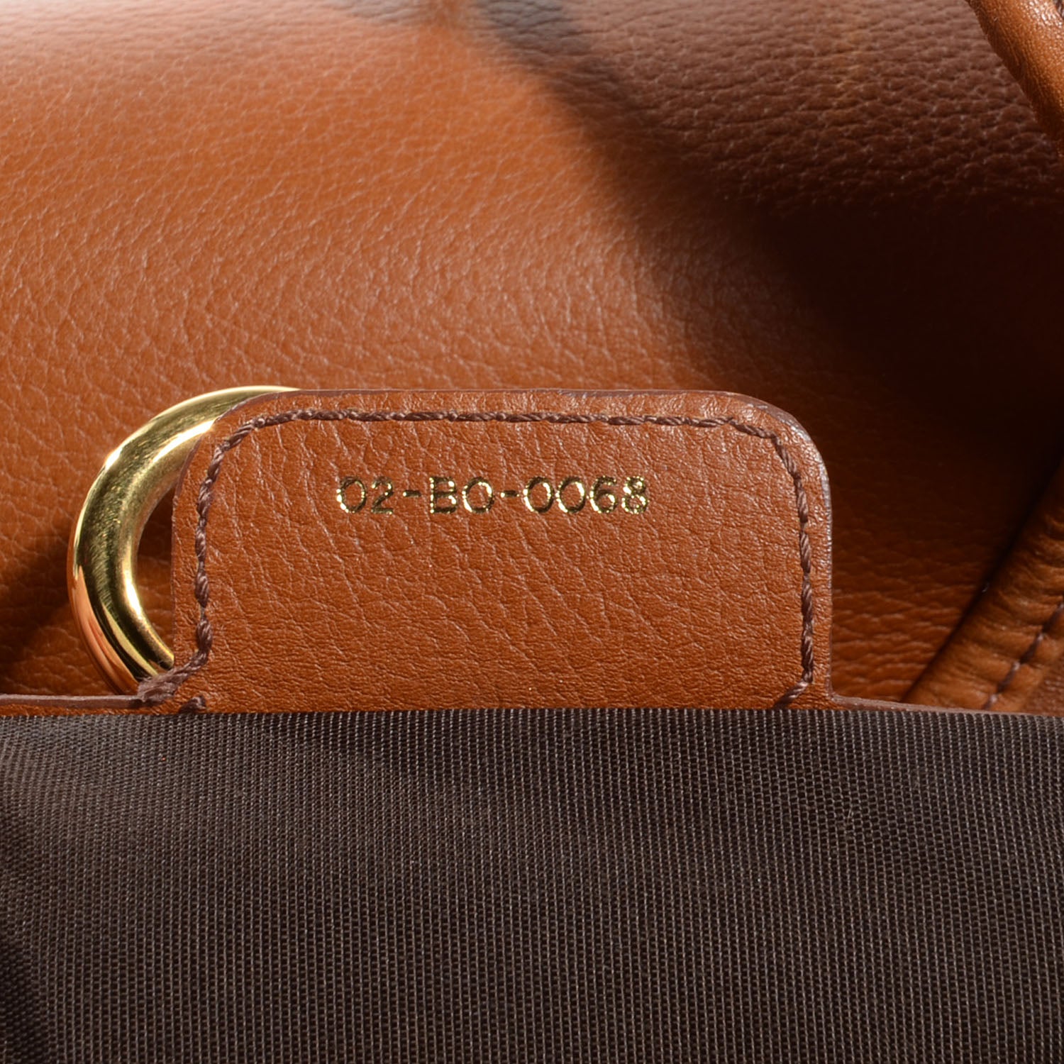 Christian Dior Calfskin 61 Medium Tote Brandy 7 of 7