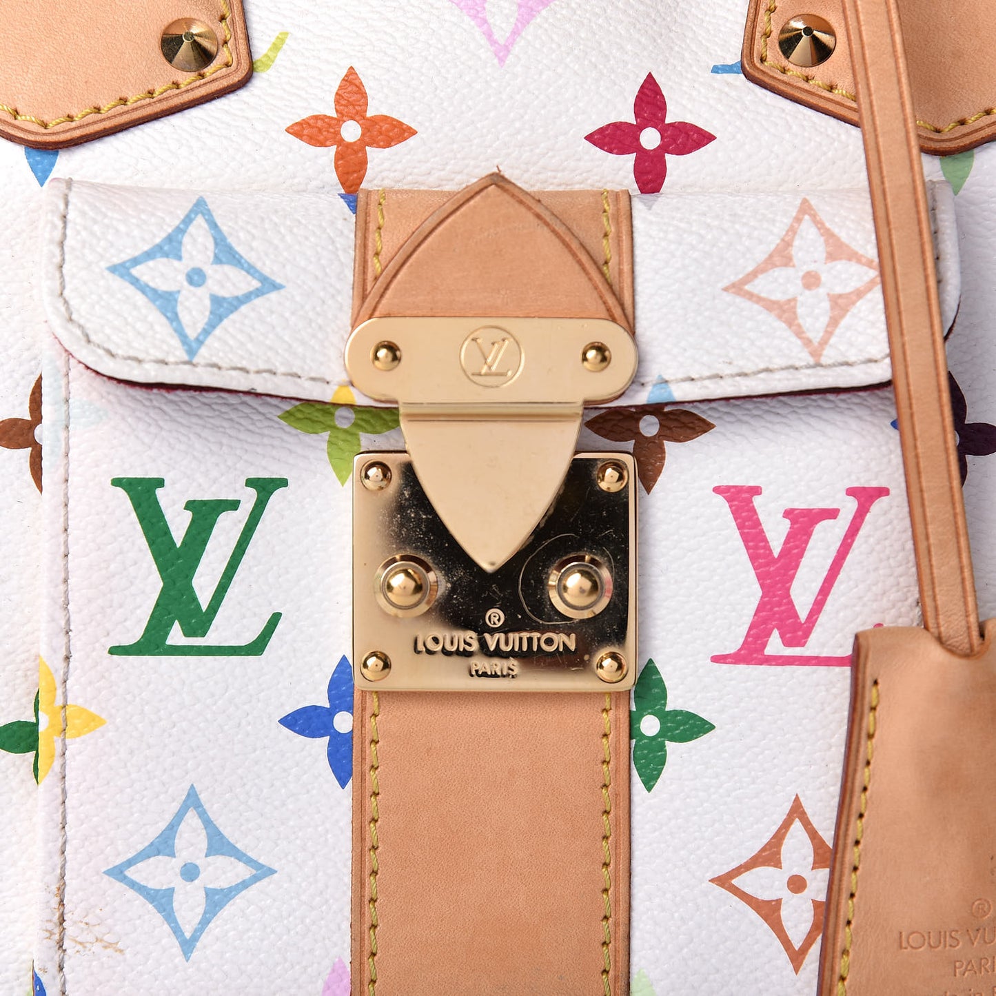 Monogram Multicolor Speedy 30 White
