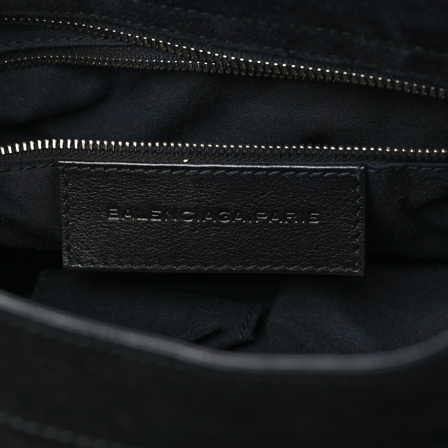 Balenciaga Baby Daim Suede Classic Silver Hardware City Black 6 of 7