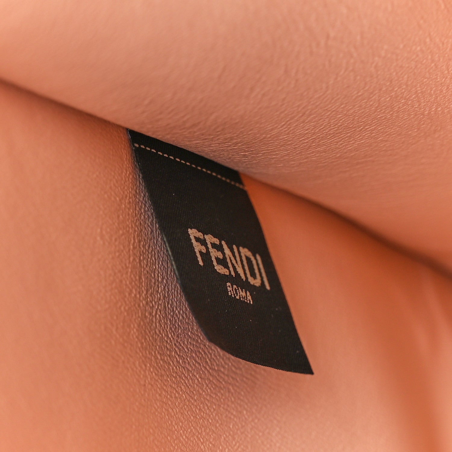 Fendi Vitello Seta Shiny Nappa Medium Peekaboo I SEE U Satchel Lampone Light Rose 9 of 14
