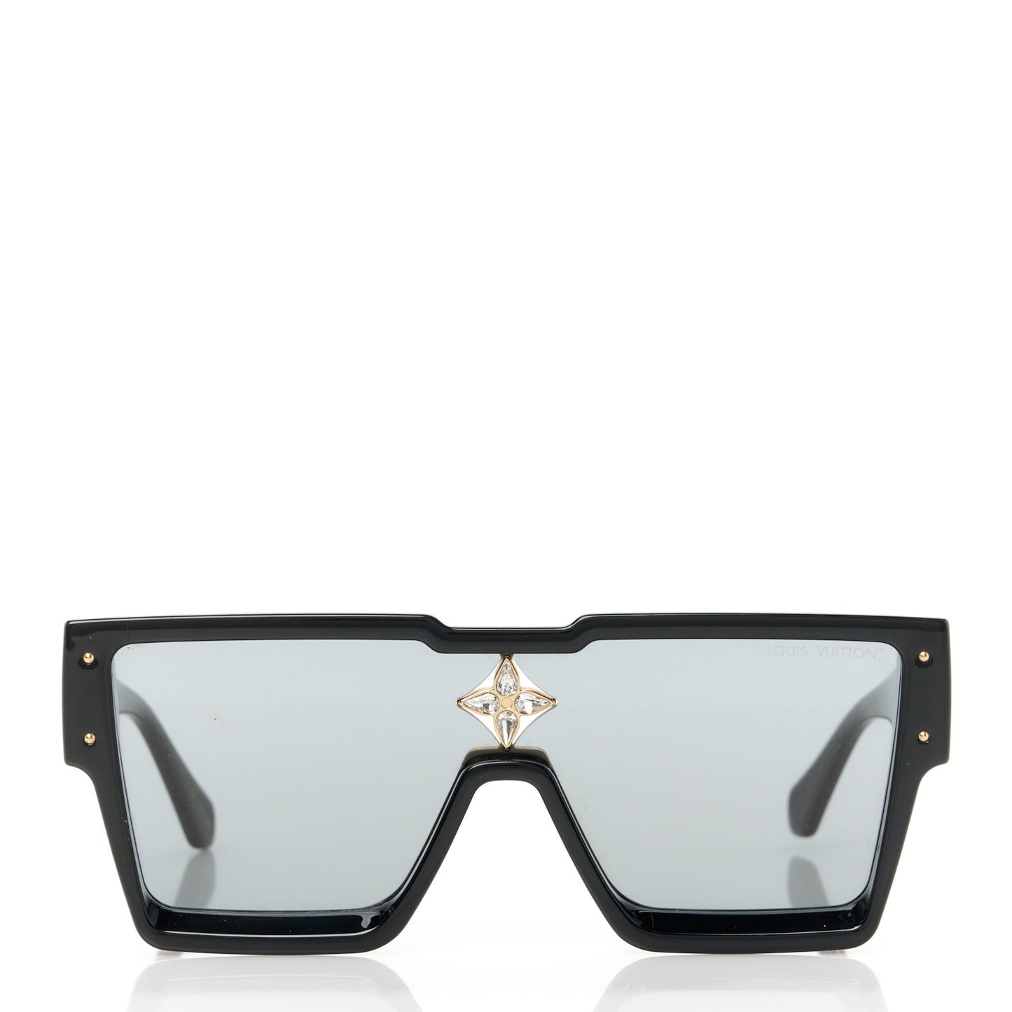 Acetate Swarovski Crystal Cyclone Sunglasses Z1578W Black