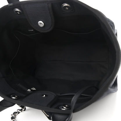 Chanel Deauville Tote Black 6 of 10