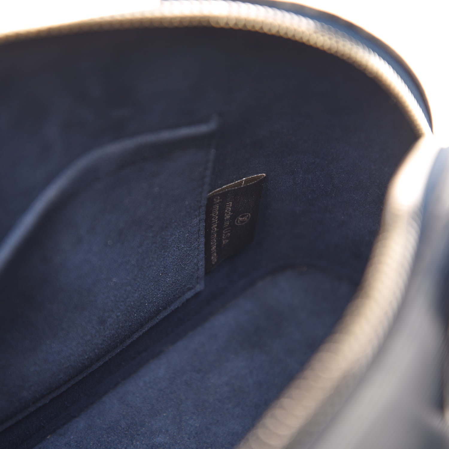 Louis Vuitton Epi Alma BB Indigo 8 of 16