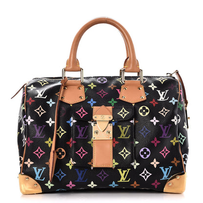Louis Vuitton Monogram Multicolor Speedy 30 Black 1 of 7