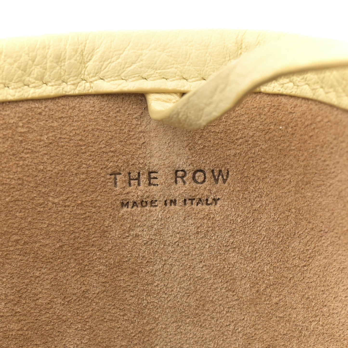 Grained Calfskin Small N/S Park Tote Lemon Sorbet