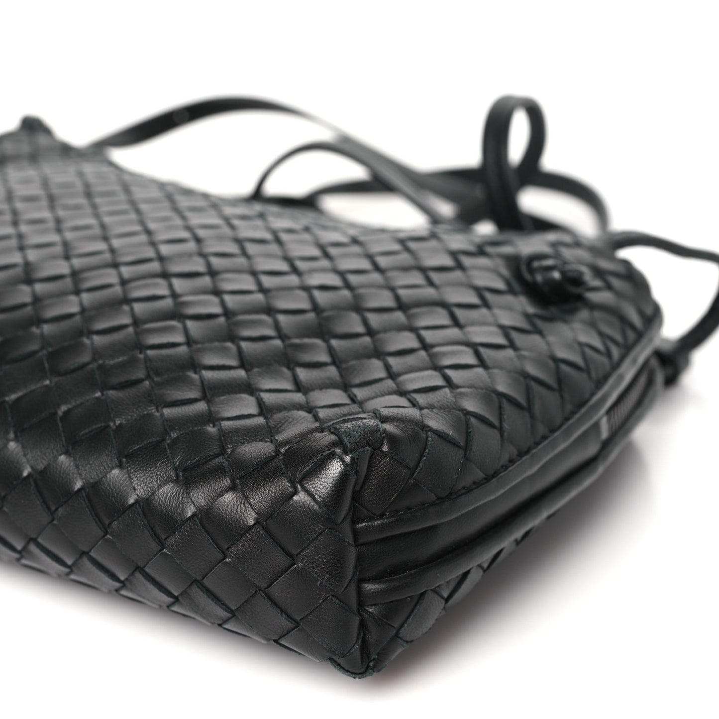 Nappa Intrecciato Nodini Bag Black