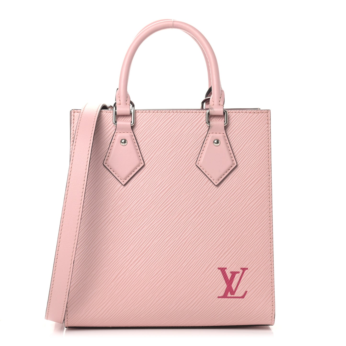 Epi Sac Plat BB Rose Ballerine