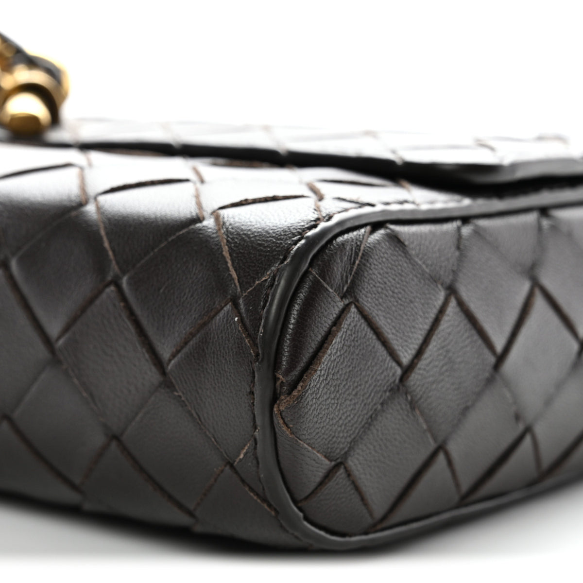 Nappa Intrecciato Mini Andiamo Crossbody Bag  Fondant
