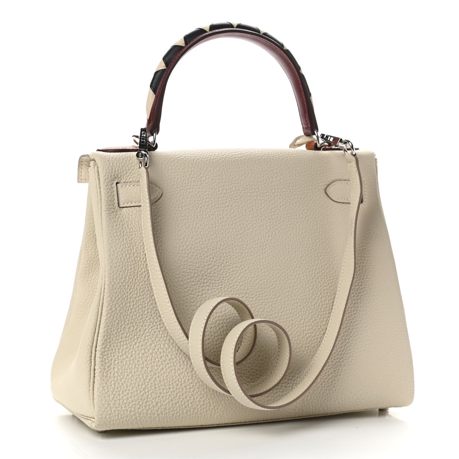 Hermes Togo Au Galop Kelly Retourne 28 Craie Rouge H Fauve Black 2 of 13