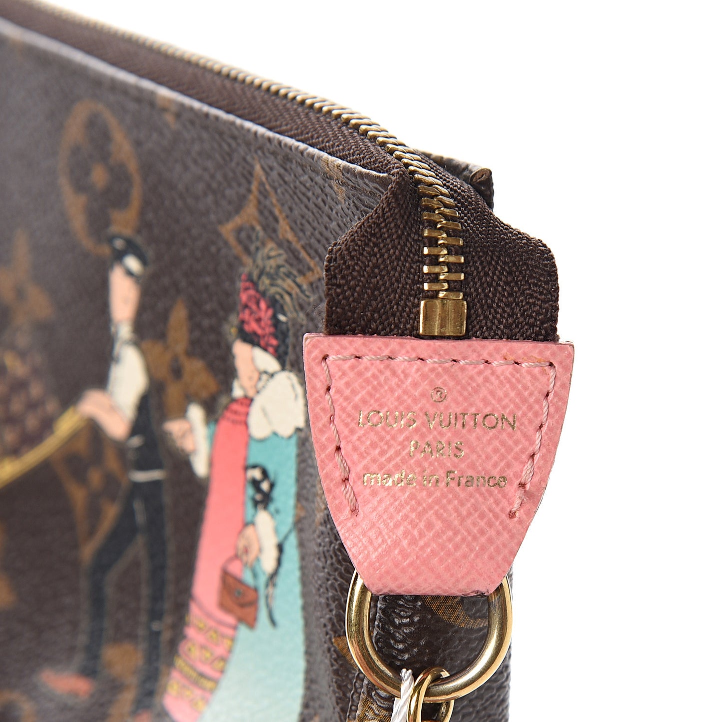 Monogram Illustre Mini Pochette Accessories Rose