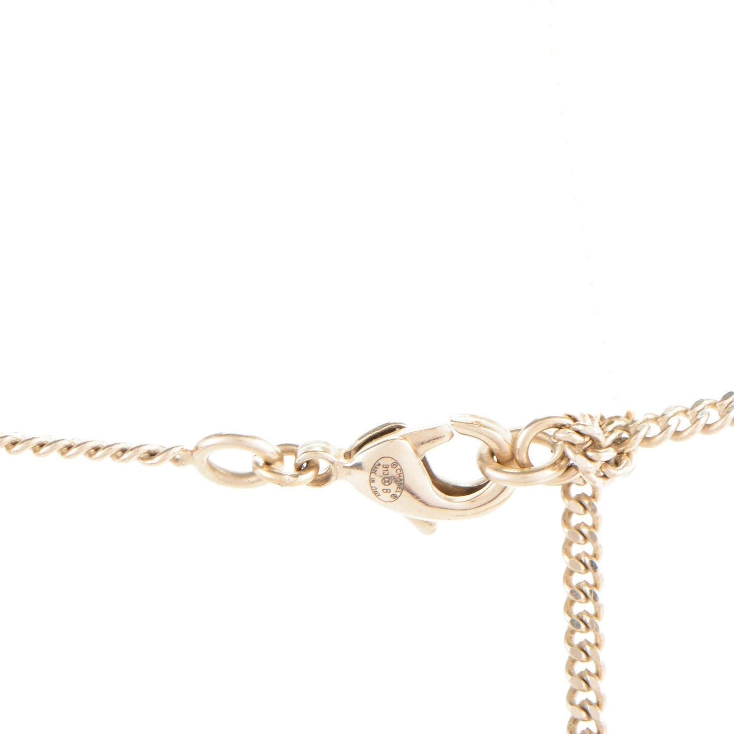 Crystal Timeless CC Necklace Gold