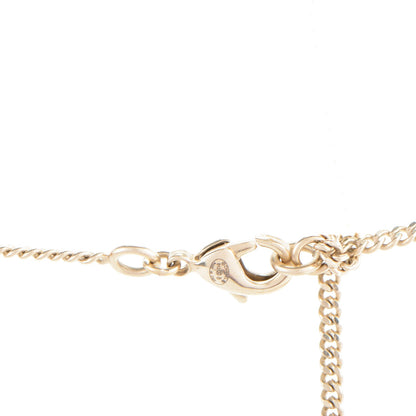 Chanel Crystal Timeless CC Necklace Gold 3 of 4