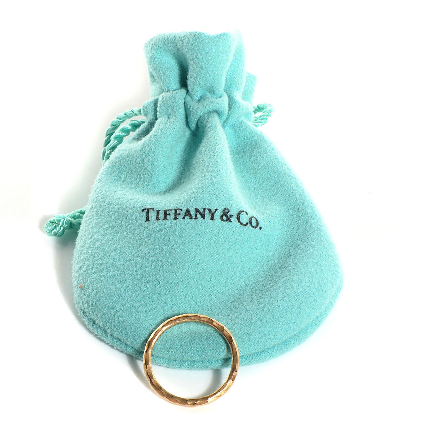 18K Yellow Gold Paloma Picasso Hammered Ring 8