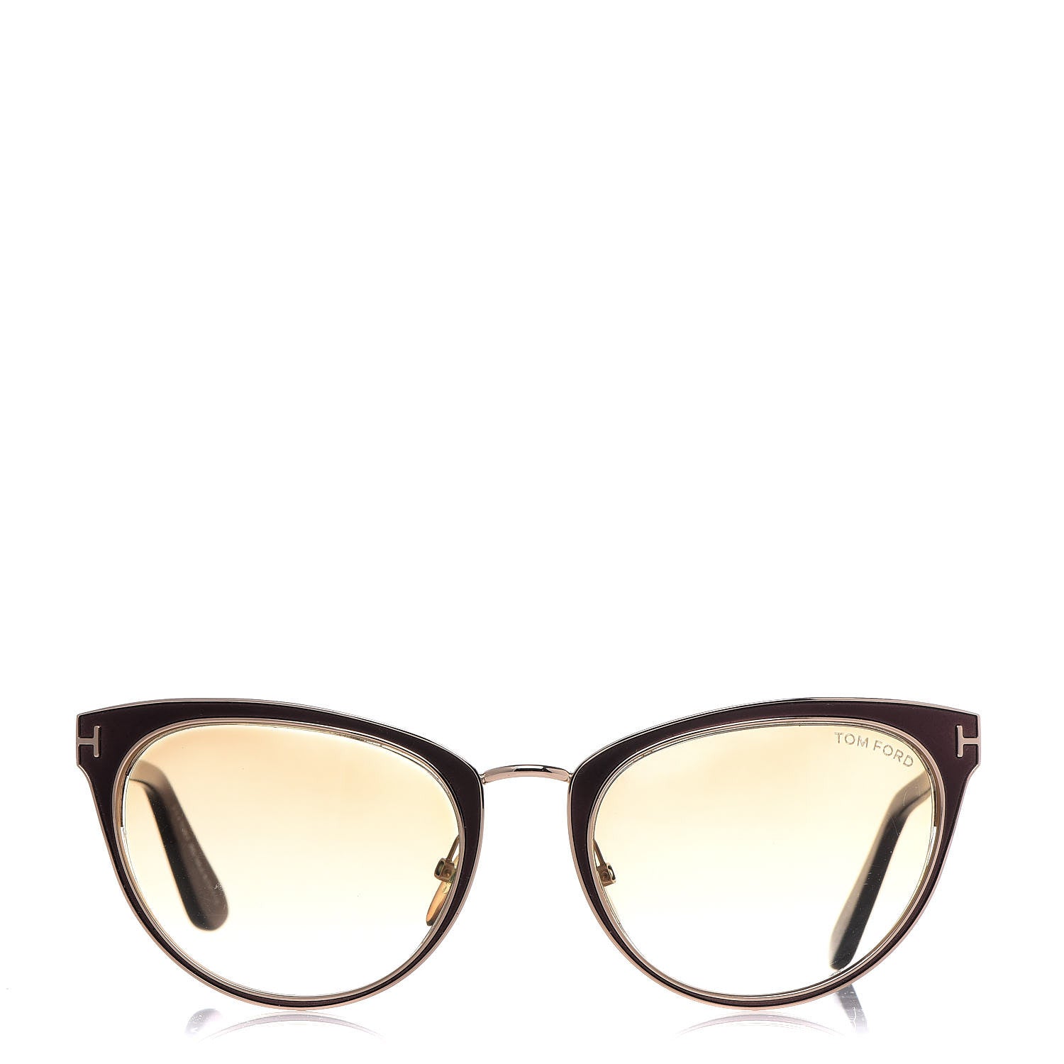 Tom Ford Nina Cat Eye Sunglasses TF373 Pink Smoke 2 of 7