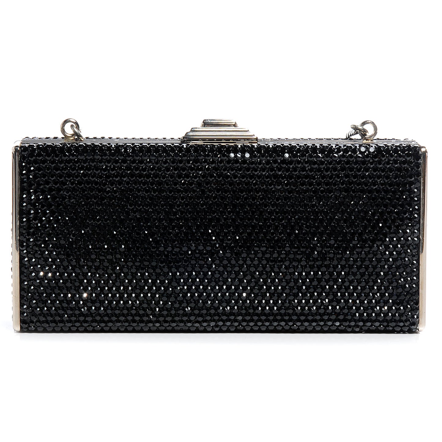 Crystal MinaudiÃ¨re Clutch Black