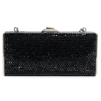 Judith Leiber Crystal MinaudiÃ¨re Clutch Black 1 of 6