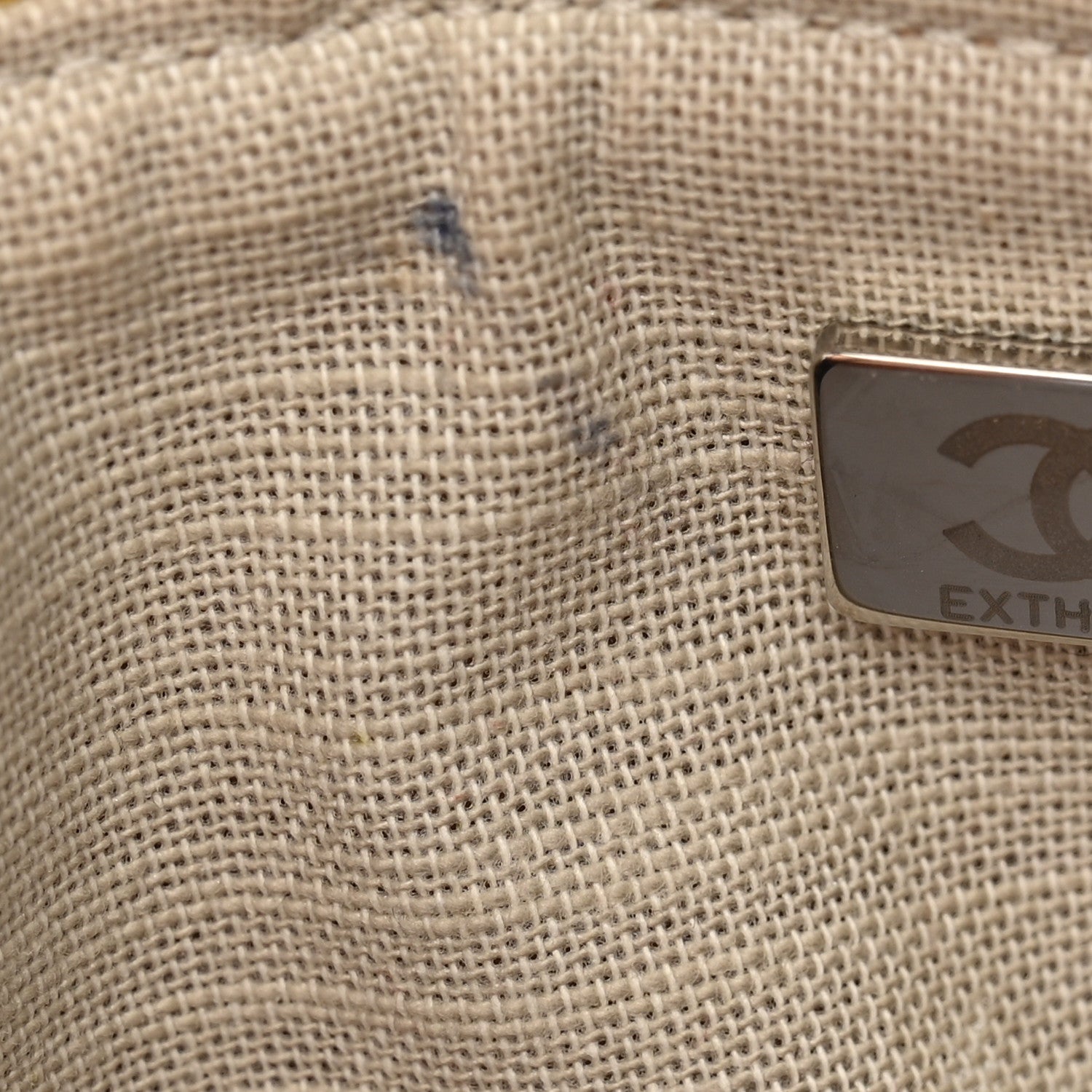 Chanel Mixed Fibers Large Deauville Bowling Bag Green 7 of 11