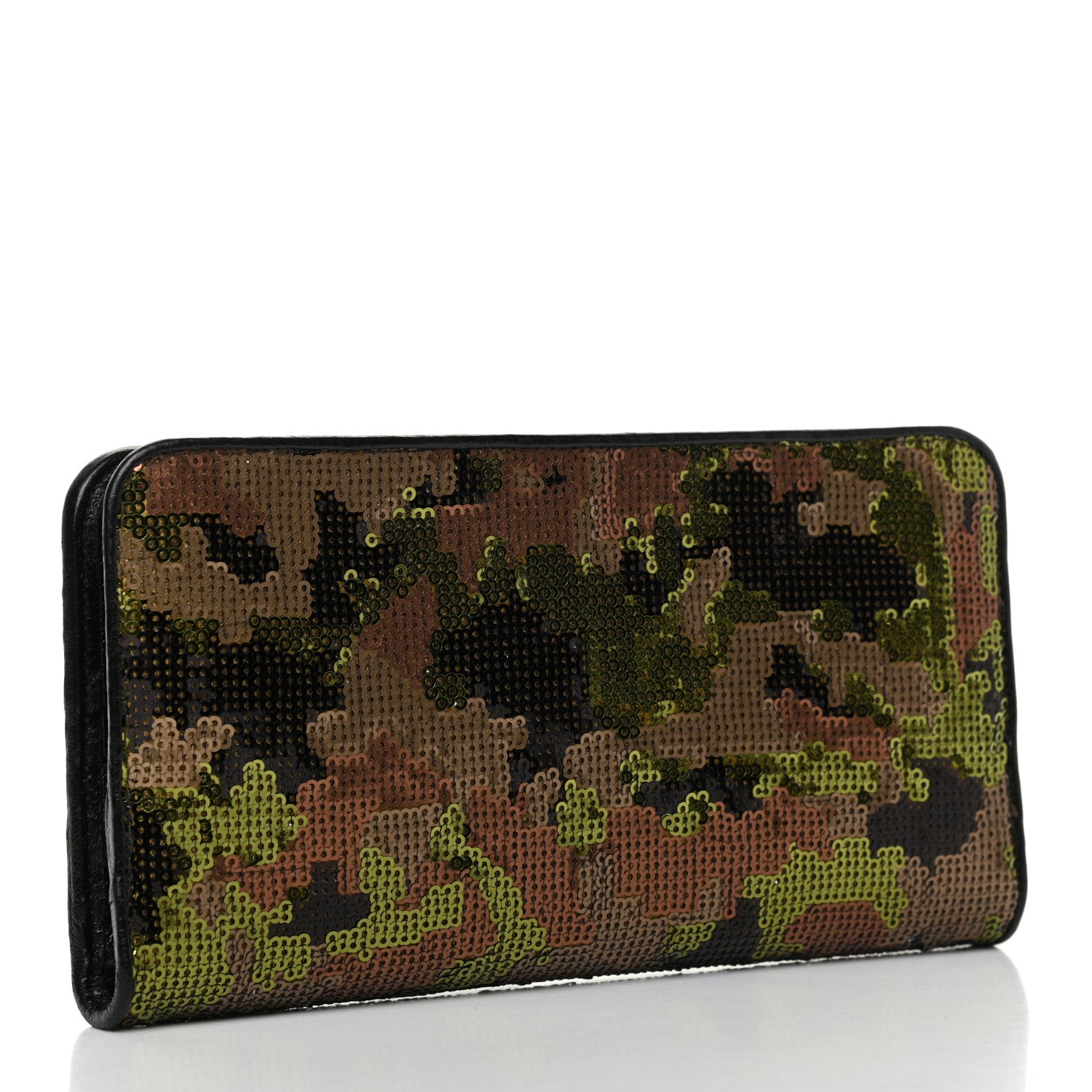 Prada Sequin Camouflage Zip Wallet Mimetico 3 of 8