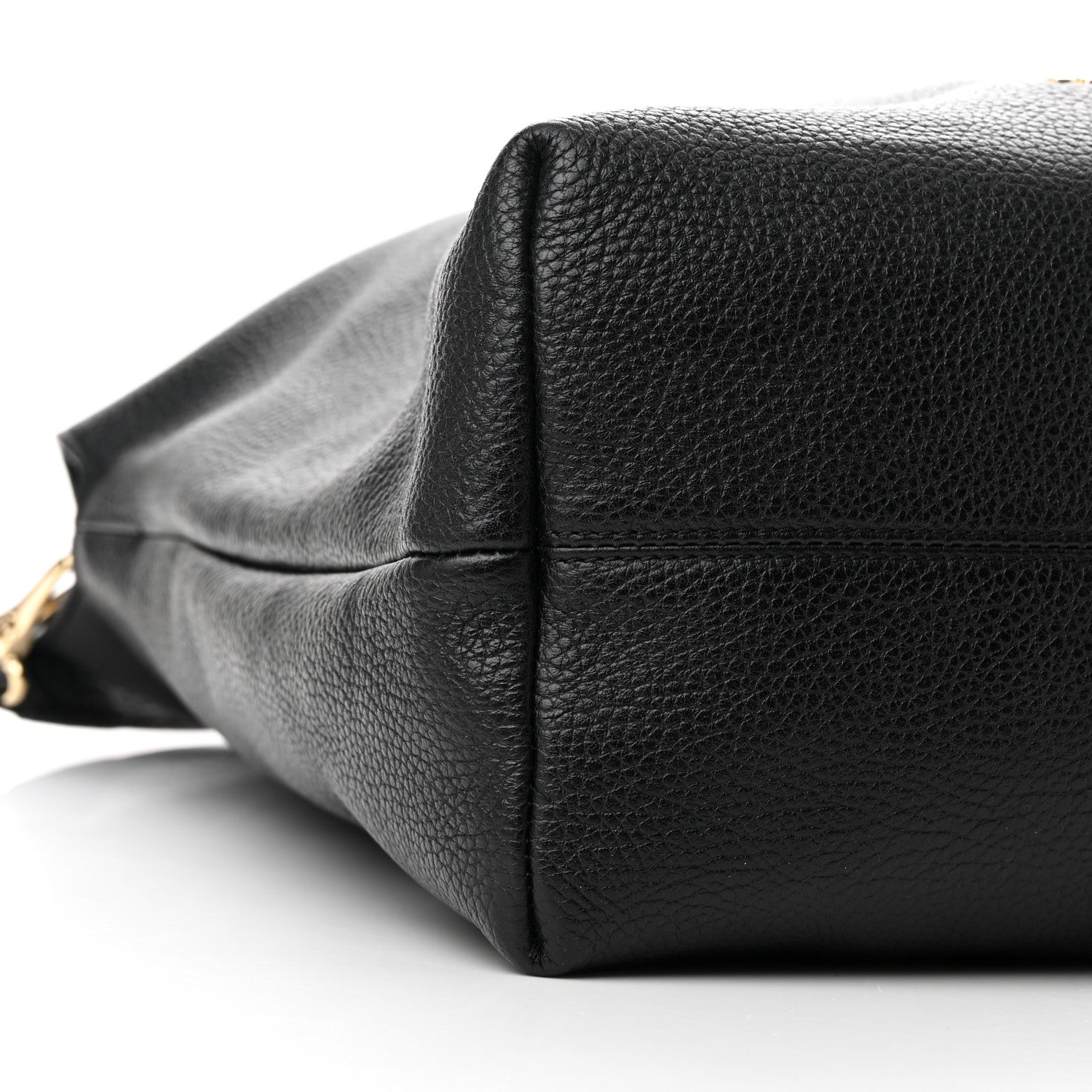 Burberry Grainy Calfskin Medium Cale Hobo Black 9 of 15