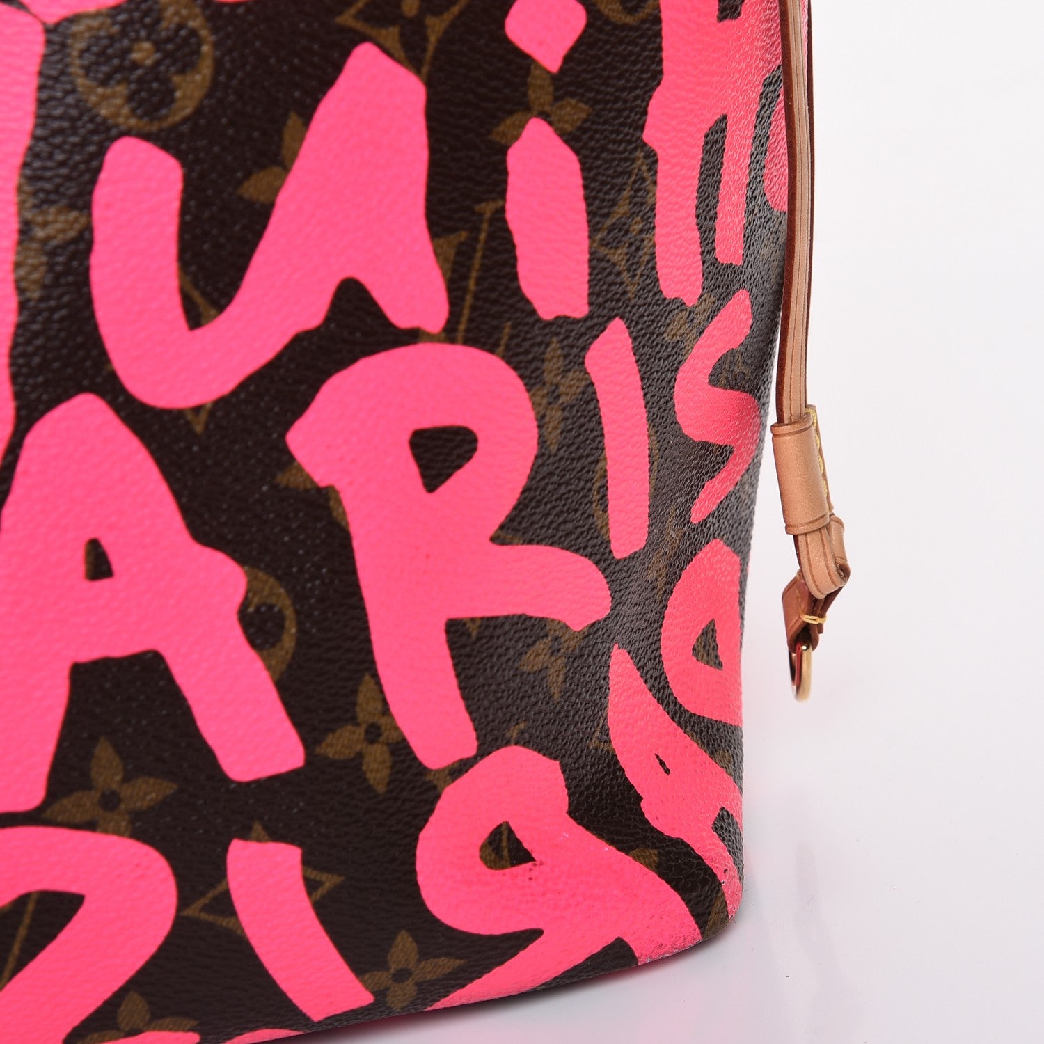 Louis Vuitton Monogram Graffiti Neverfull GM Fuchsia 9 of 10