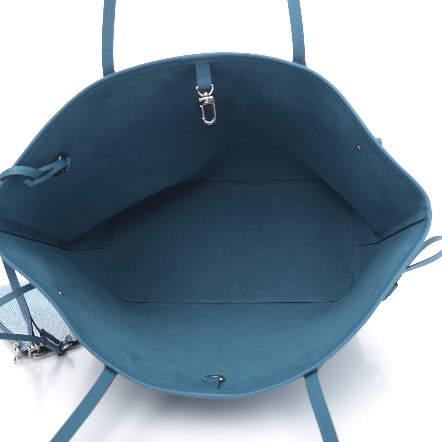 Louis Vuitton Epi Neverfull MM Cyan 4 of 10