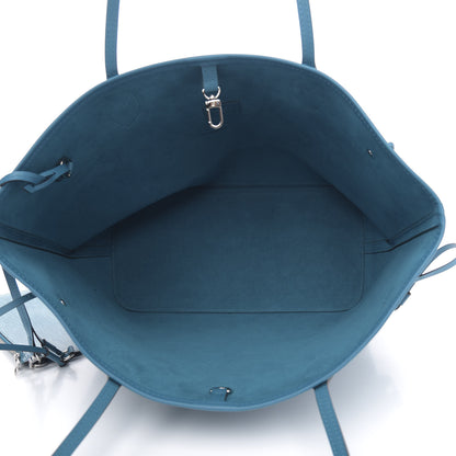 Louis Vuitton Epi Neverfull MM Cyan 4 of 10