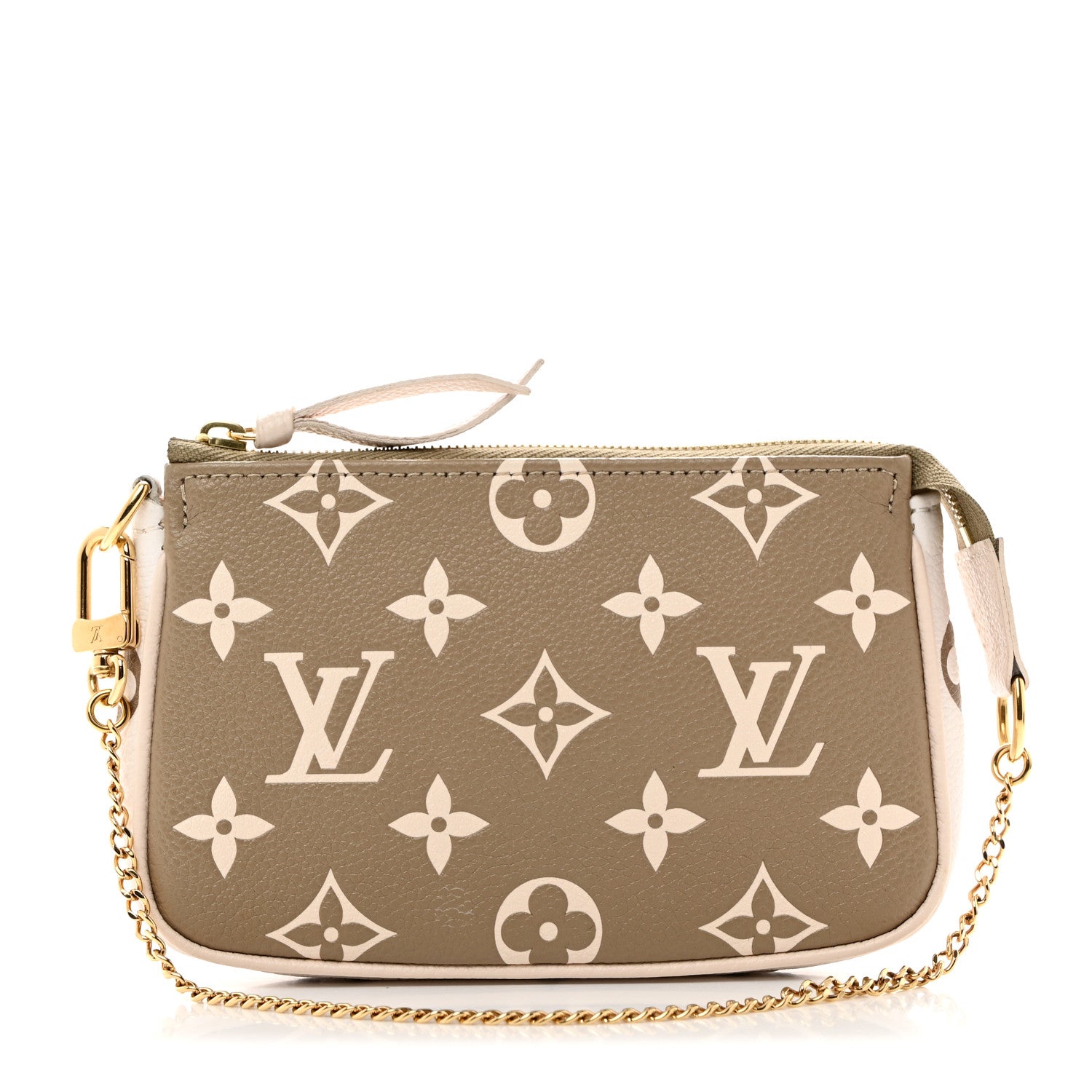 Louis Vuitton Empreinte Spring in the City Mini Pochette Accessories Kaki Beige Cream 1 of 6