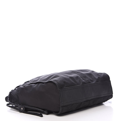 Burberry Nylon Check Buckleigh Packable Tote Black 3 of 10