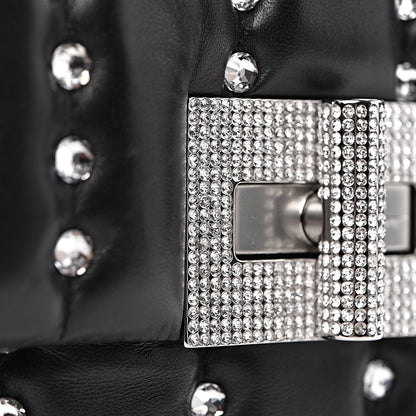 Tom Ford Lambskin Quilted Crystal Small Natalia Chain Bag Black 11 of 19