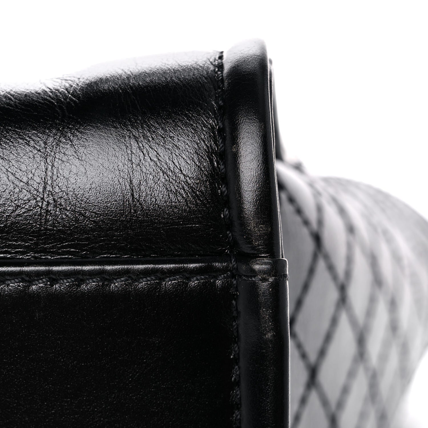 Chanel Aged Calfskin Medium Charms Deauville Tote Black 13 of 16