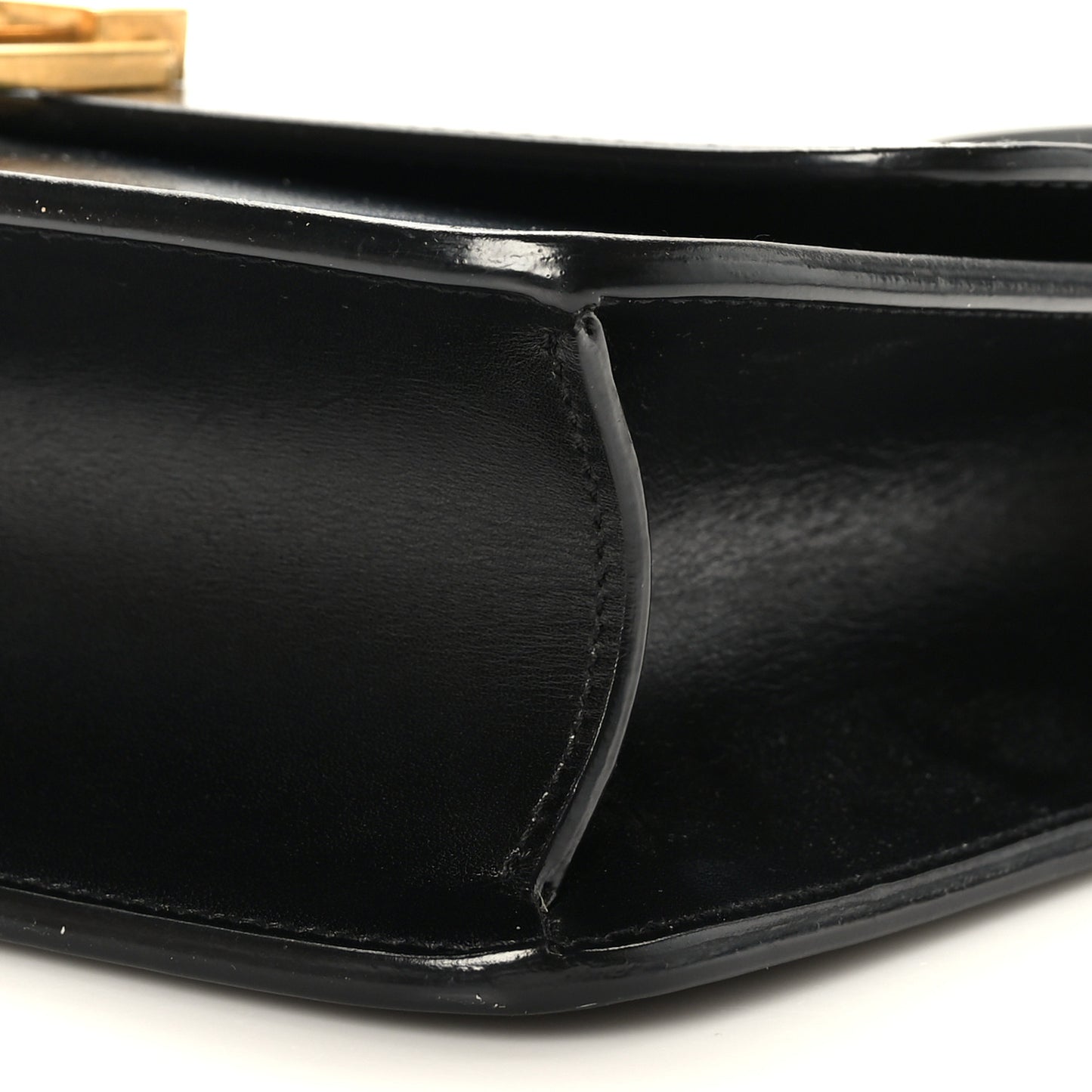 Smooth Calfskin Carre Satchel Black
