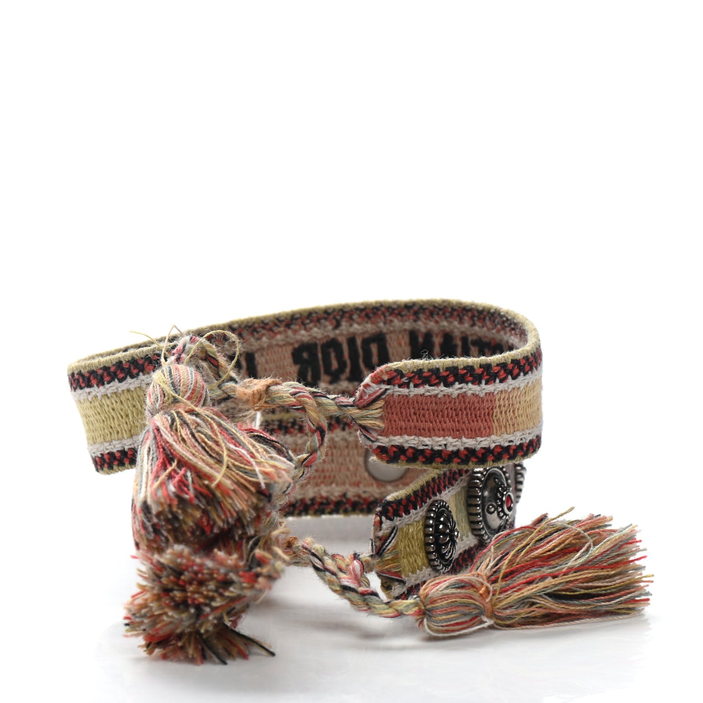 Woven Cotton J'Adior Friendship Bracelet Set Multicolor