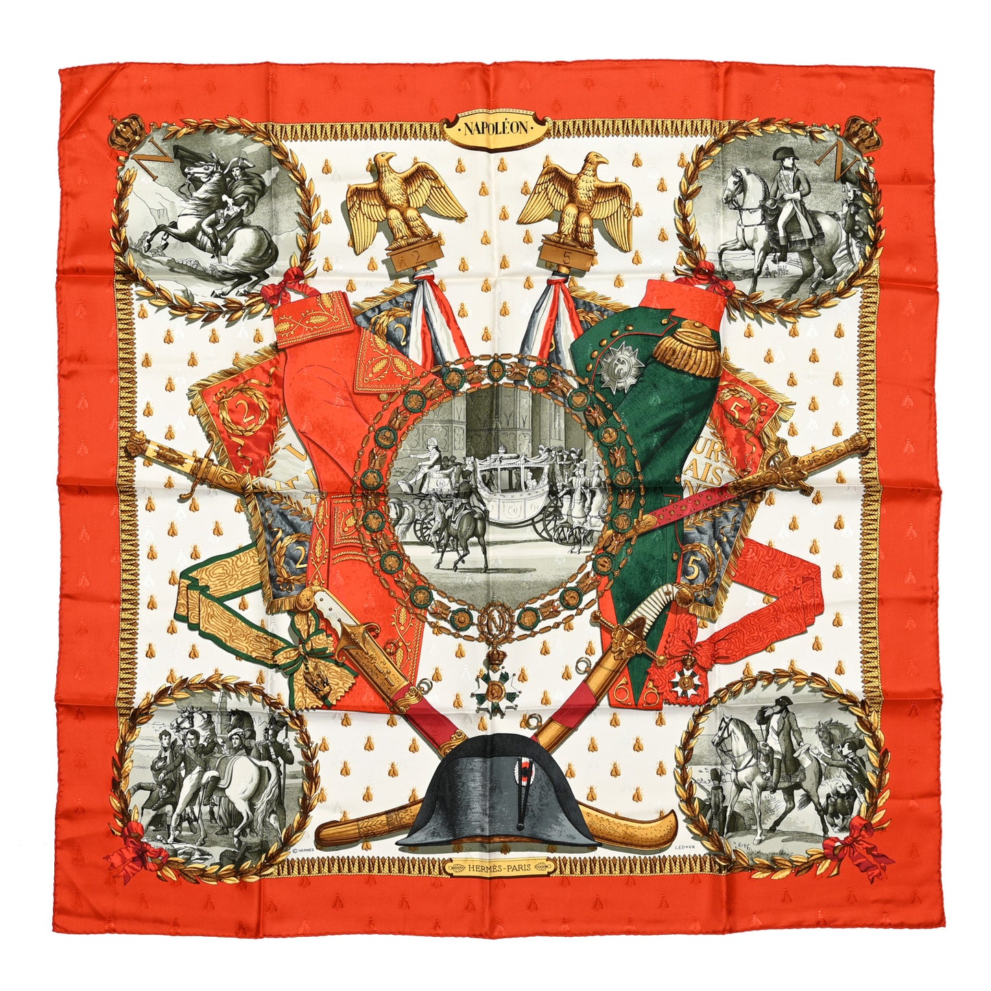 Silk Napoleon Scarf 90