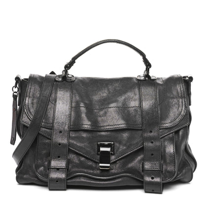 Proenza Schouler Lambskin Medium PS1 Satchel  Black 1 of 10
