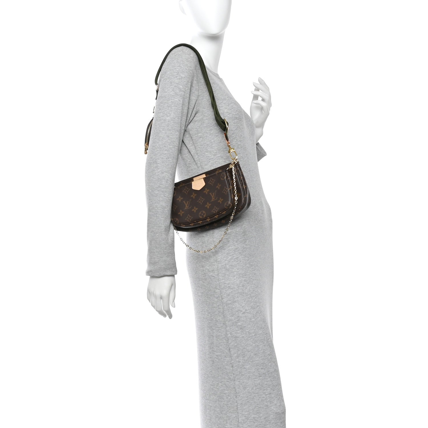 Louis Vuitton Monogram Multi Pochette Accessories Kaki 2 of 11