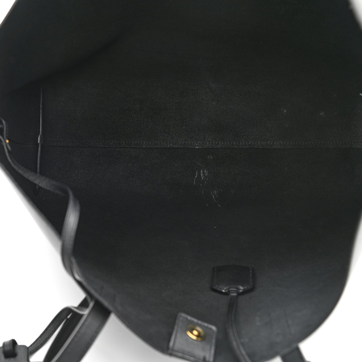 Calfskin Large Shopping Tote Black