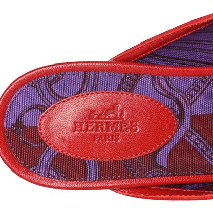 Hermes Goatskin Oz Mules 41 Rouge A Levre 6 of 8
