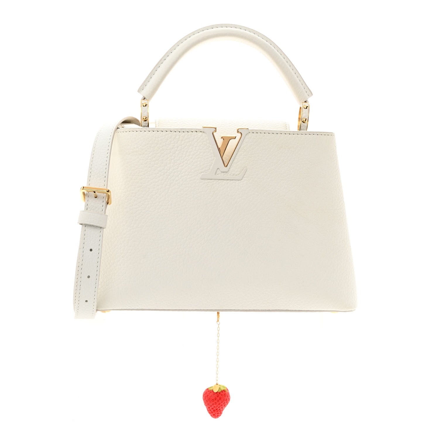 Louis Vuitton X UF Taurillon Artycapucines BB White 1 of 11
