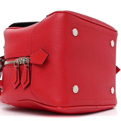Louis Vuitton Taurillon Neo Square Bag Rouge 8 of 9