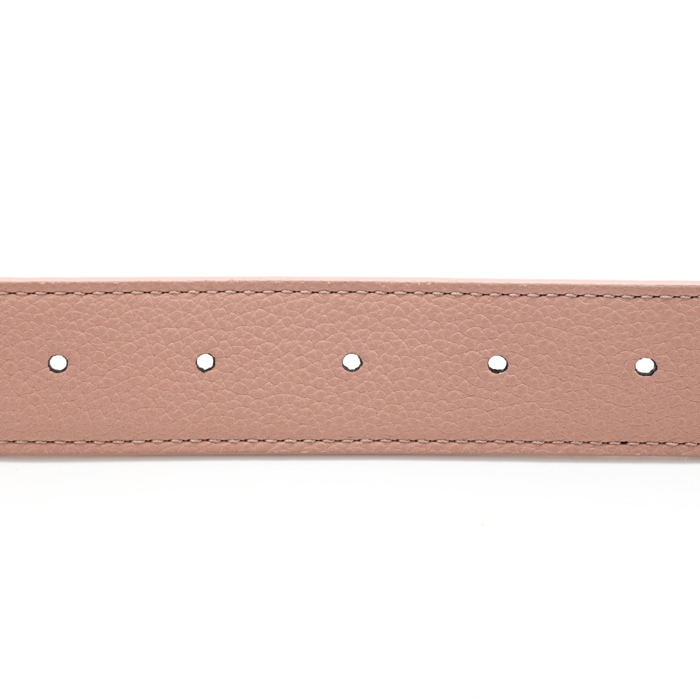 Calfskin Monogram 30mm LV Initiales Reversible Belt 84 34 Rose Ballerine