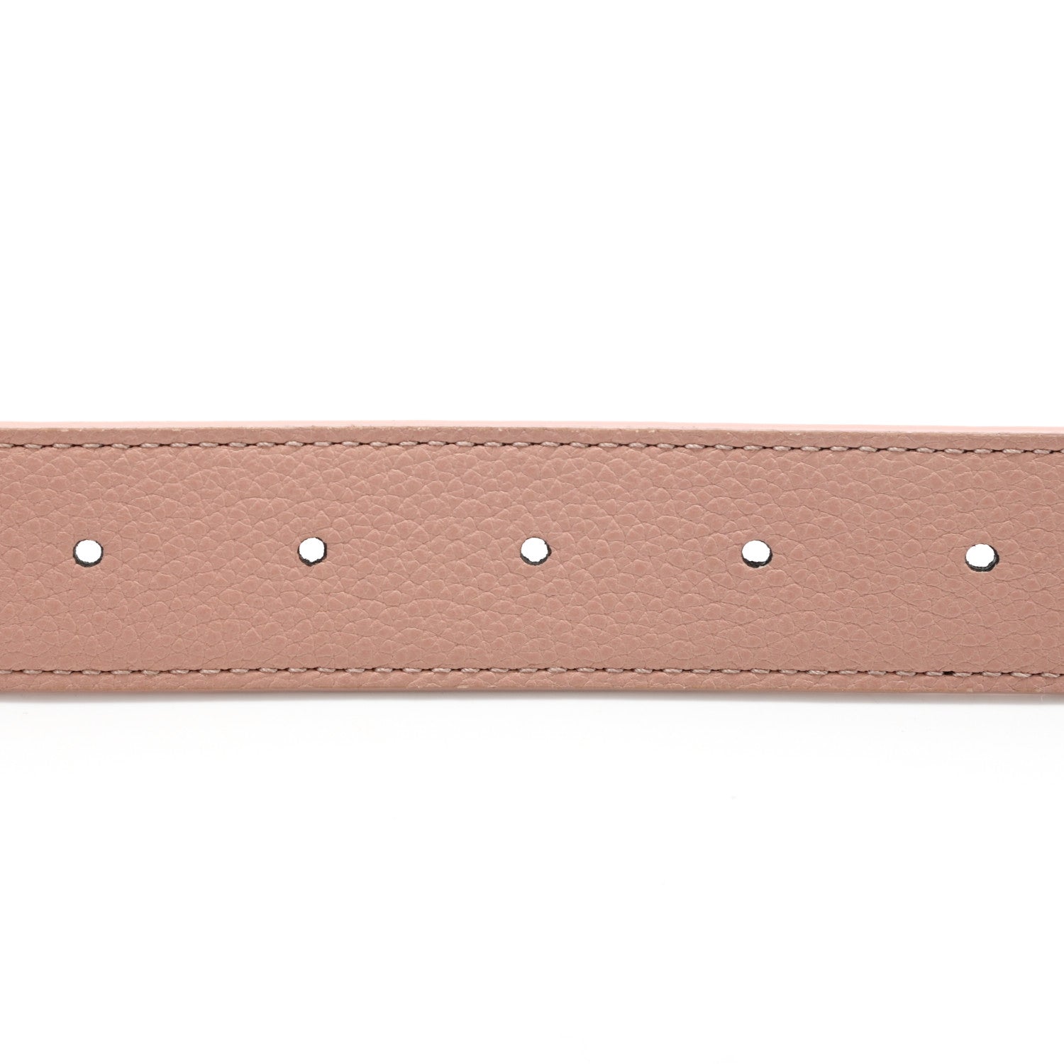 Louis Vuitton Calfskin Monogram 30mm LV Initiales Reversible Belt 84 34 Rose Ballerine 4 of 5