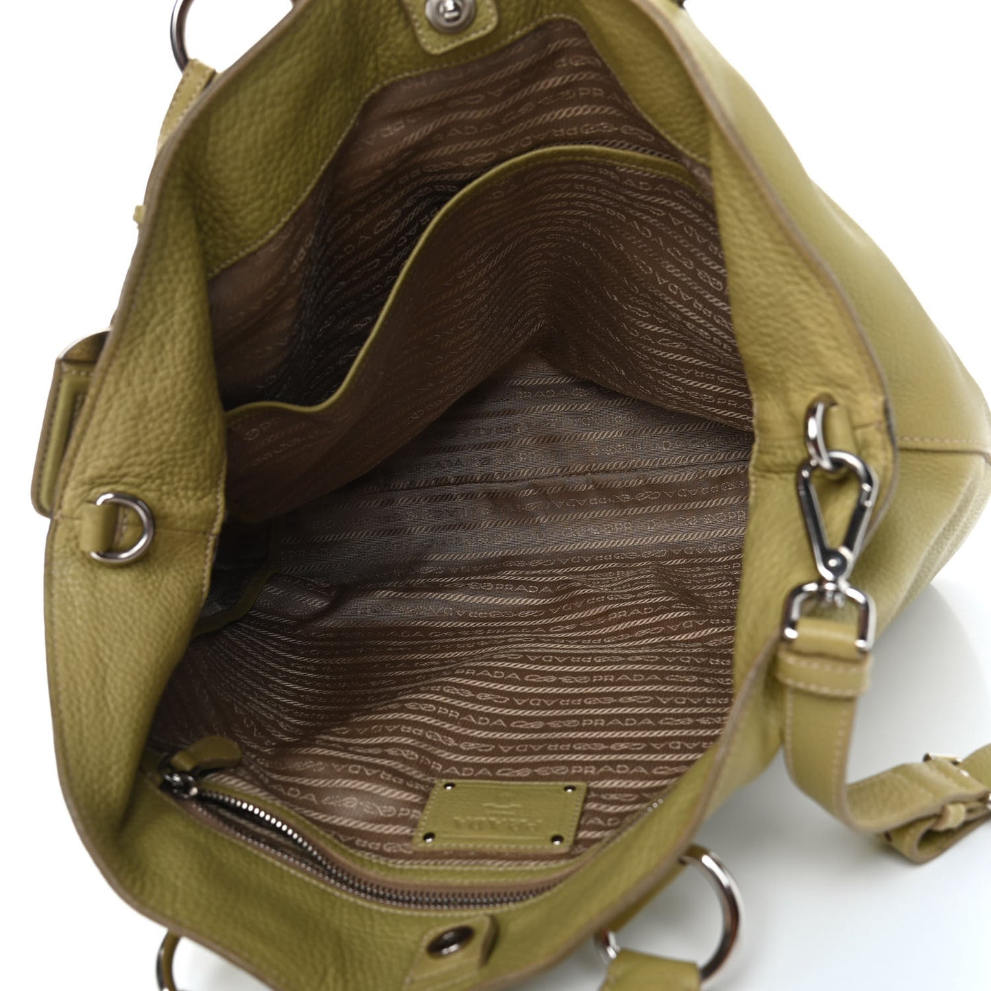 Vitello Daino Shoulder Bag Cedro