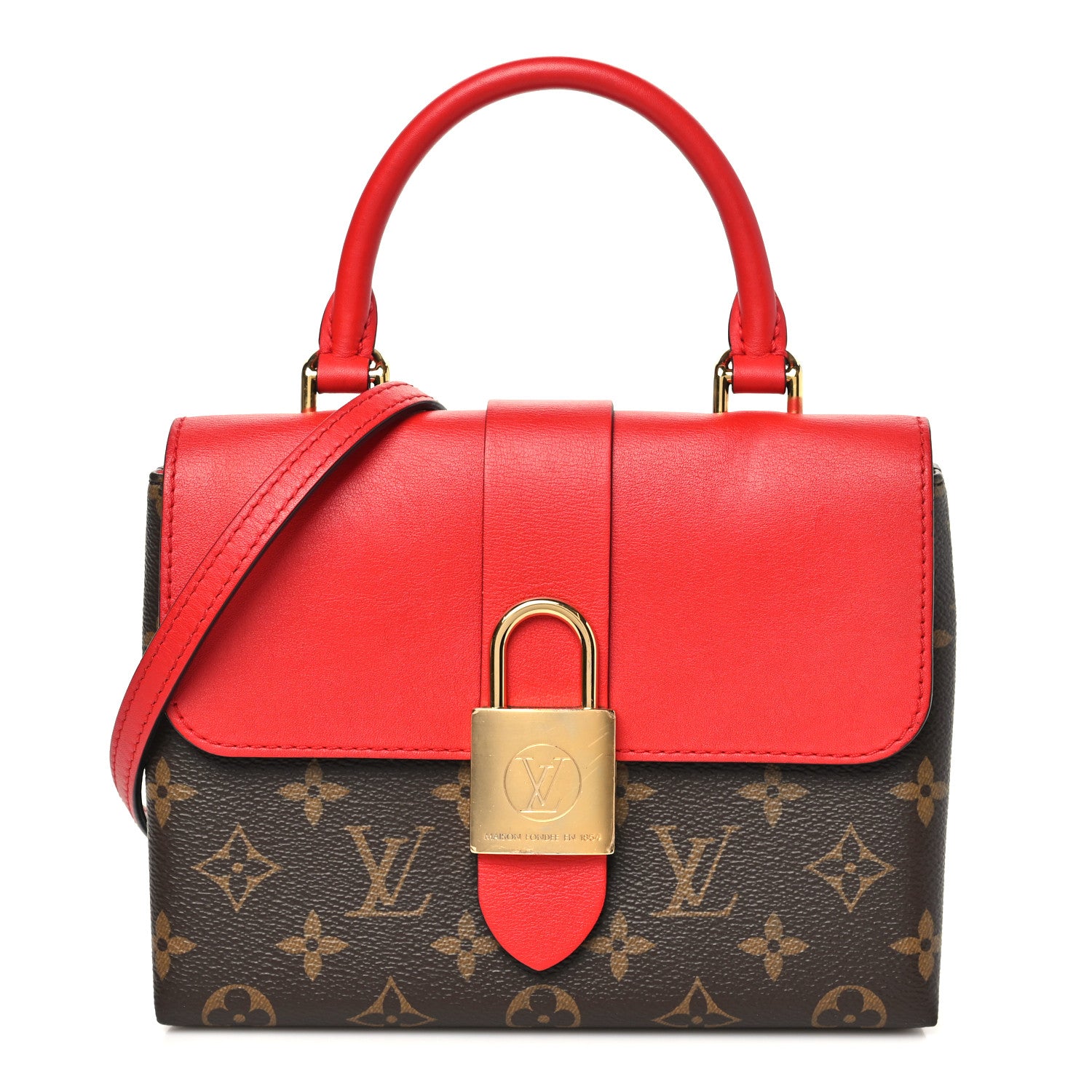 Louis Vuitton Monogram Locky BB Coquelicot 1 of 9