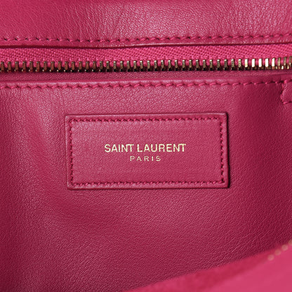 Saint Laurent Calfskin Small Classic Y Cabas Fuchsia 6 of 11