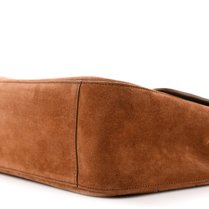 Chanel Suede Calfskin Small Souplissimo Maxi Flap Camel 20 of 21