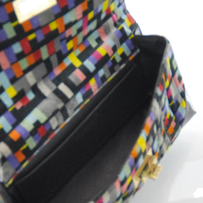 Chanel Patent Velvet Quilted Cubist Flap 6 of 8