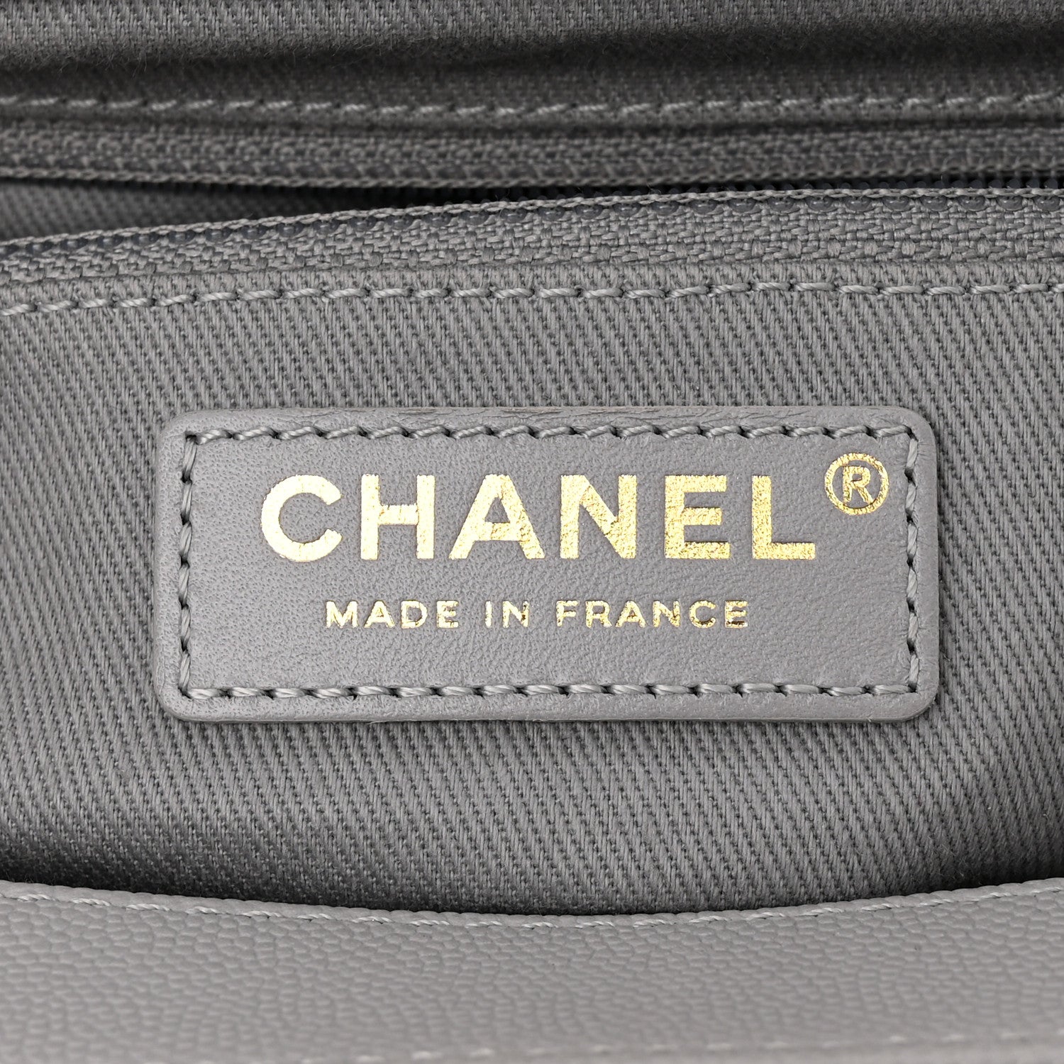 Chanel Caviar Quilted Medium Business Affinity Flap Grey 6 of 11