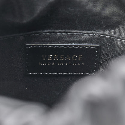 Versace Nappa Quilted Medusa Bucket Bag Black 6 of 10