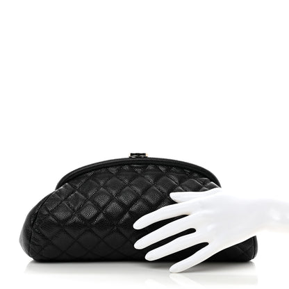 Chanel Caviar Quilted Timeless Clutch Black 2 of 6