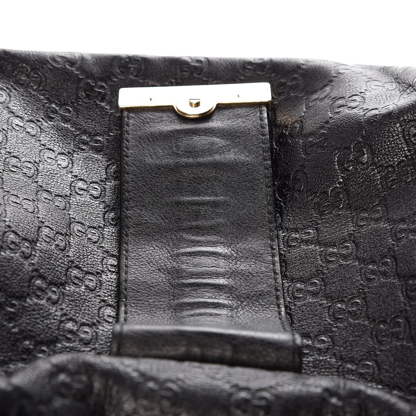 Guccissima Large New Ladies Web Hobo Black